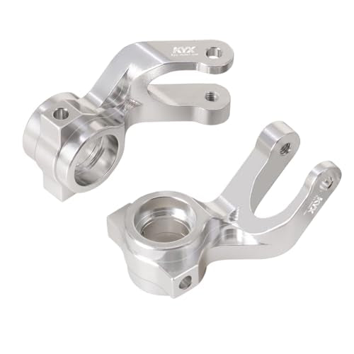KYX Racing Aluminum Front Steering Knuckle Set Upgrades Parts Accessories for 1/10 RC Car ARRMA Fury Mega
