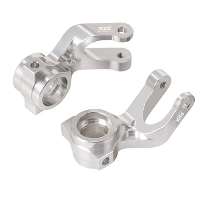 KYX Racing Aluminum Front Steering Knuckle Set Upgrades Parts Accessories for 1/10 RC Car ARRMA Fury Mega