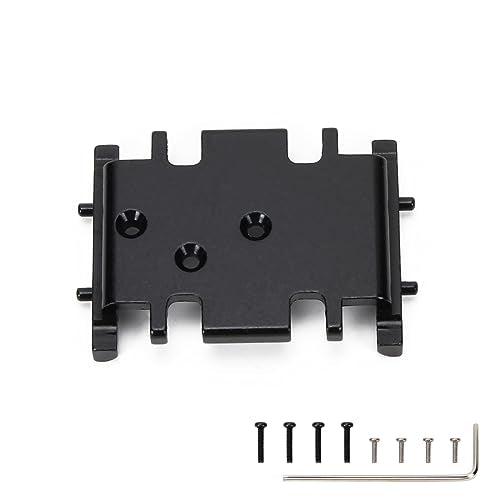 RCAWD RCAWD 6061 Aluminum Alloy Reinforced Transmission Mount for 1/24 ECX Barrage, RGT, FTX Series Upgrades Parts Black - color: Black