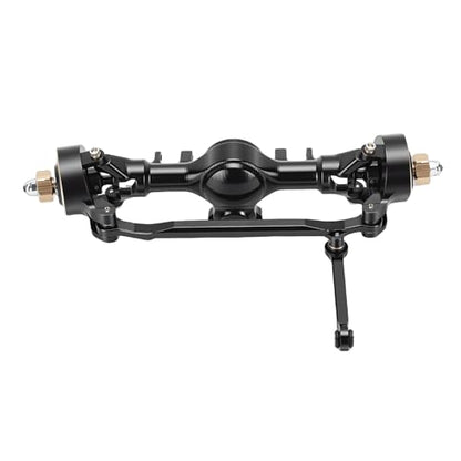 GOWENIC RC Front Axle Assembly for Axial SCX24 1/24 RC Car, Aluminum Brass Front Portal Axle Shaft Upgrade for Crawler