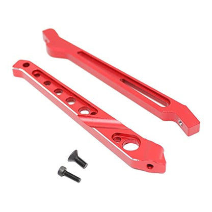 Aluminum Alloy Chassis Brace Support Kit for ARRMA 1/8 RC Truck - Stronger Stability & Exquisite Design - Metal Upgrade Parts for Remote Control Hobby Model - Red - color: Red
