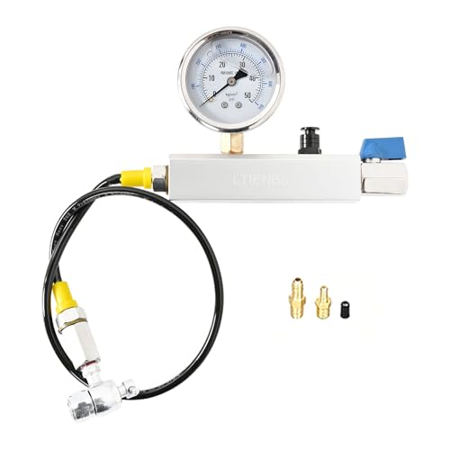 Nitrogen Regulator Shock Fill with 700Psi Nitrogen Gauge | Nitrogen Regulator Shock Fill No Loss Chuck Tool,Compatible with Kawasaki,Honda,Yamada,ATV, UTV's Shock with a Schrader Valve