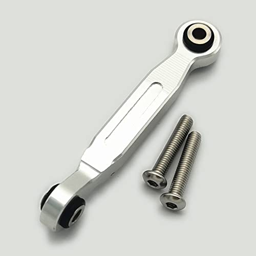 Aluminum Servo Steering Linkage Tie Rod 46MM - 1pc Silver for Traxxas 1/5 XMAXX 7747 1/10 MAXX Maxx Slash 8947