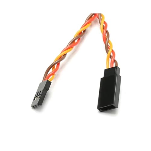 600mm 60cm 22awg JR 1pcs Silicone Wire Twisted Wire Servo Extensions Cable Leads for Rc Model Tracked Vehicle Truck Parts Upgrade Replacement Use RC Car DIY Parts