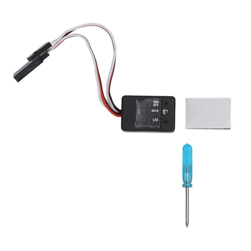 RC Gyro Stabilizer, Mini with Adjustable Sensitivity and Direction Switch Gyro Module for RC Car Boat Truck Off-Road Racing Hobbyists