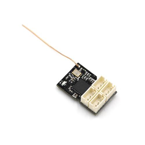 GoolRC Flysky FS-R4M Receiver, 2.4GHz 4CH Receiver ANT Protocol Single Antenna PWM Output Compatible with Flysky FS-G7P FS-ST8 Radio Transmitter for Mini Micro Cars