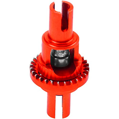 2Pcs Vgoohobby Metal Ball Differential W/Bearing Upgrade Part Compatible with WLtoys 1/28 K969 K979 K989 K999 P929 P939 MINI-Q MINI-Z AWD IW04 RC Car (Red) - color: Red