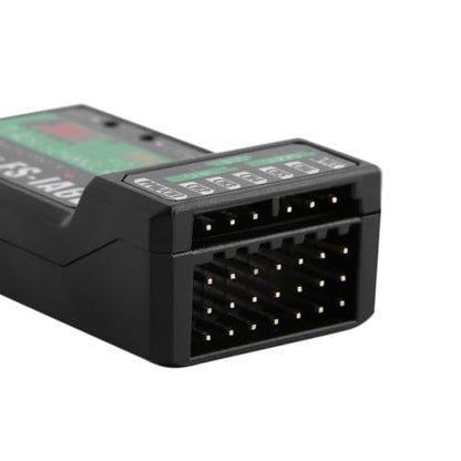FS-iA6B 6CH 2.4GHz AFHDS 2A Receiver for RC Drone，Fixed-Wing&Car | Dual-antenna diversity, i-BUS/S.BUS/PPM/PWM outputs, 4-8.4V wide voltage, telemetry expandable, works with FS-i6/i6X/GT2E