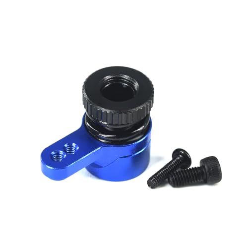 25T Servo Arm for ARRMA 1/18 Granite Grom/1/18 Typhon GROM/1/18 Mini LMT 4X4/1/18 UTB18 Capra Upgrade Parts (Blue) - color: Blue