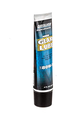 Quicksilver by Mercury Marine 80W-90 Premium Gear Lube, Marine Engine, 9 Oz. - size: 9oz