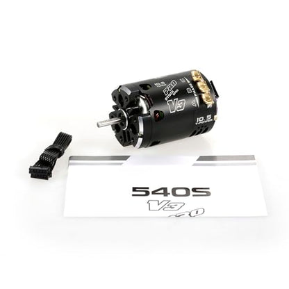 HUIOP 540 10.5T Brushless Motor, Rocket V3 540 10.5T Sensored Brushless SPEC Motor Black for 1/10 RC Racing Car Truck
