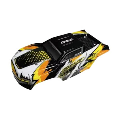RC Body Shell 1/16 RC Car Body Shell Cover Upgrade Part RC Car Replace Parts Painted Body Shell DIY Accessory Lightweight Suitable for 16101 16102, Yellow - color: Yellow