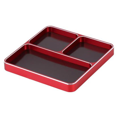98x98x11mm CNC Aluminum Magnetic Screw Tray Compatible with RC Car Boat Airplane Model Building Tools(Red) - color: Red