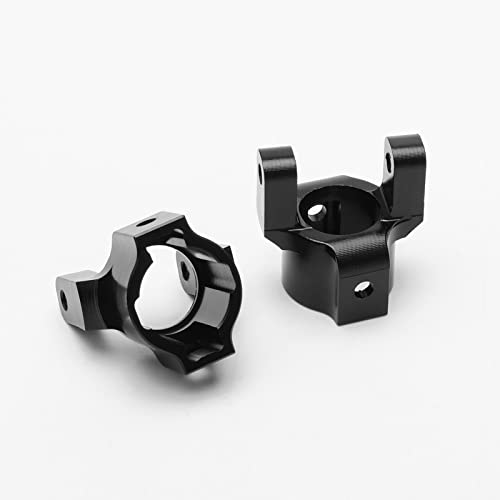 RC 1:10 Aluminum C Hub Carrier, Black, 2PCS | Upgrade Parts, for Axial AX10 SCX10