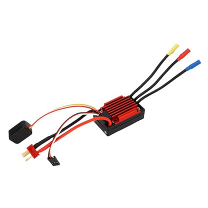 LiebeWH RC Car Brushless ESC Electronic Speed Controller Water Proof for 1/10 Scale Trucks and Buggies with Multiple Safety Guards