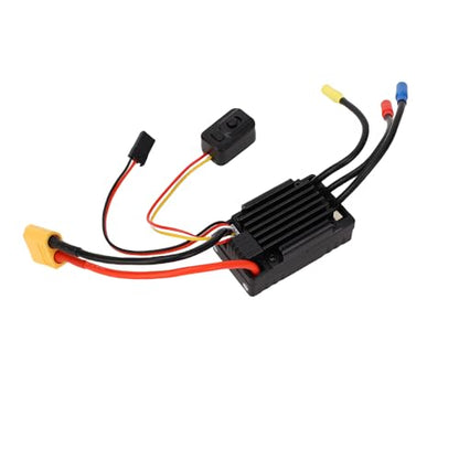 Brushless ESC, 35A with Proportional Brake 4 Level Force 8 Level Drag Brake 9 Step Acceleration RC ESC Brushless Motor Speed Controller with 5.85V 3A BEC