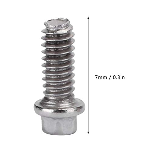 VGEBY RC Car Screw 50Pcs RC Car Wheel Rims Hub Screws Stainless Steel Screws for 1/10 RC Crawler Car - size: M2