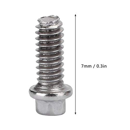 VGEBY RC Car Screw 50Pcs RC Car Wheel Rims Hub Screws Stainless Steel Screws for 1/10 RC Crawler Car - size: M2