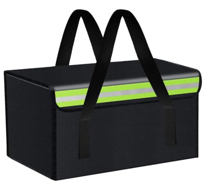 36*25*20cm Lipo Safe Bag Fireproof Bag for Lipo Battery Pack Storage Charging Transport,Home Office Travel Fireproof Safe Storage for Cash Valuables Jewelry Passport Power bank Lipo Battery - size: 360*250*200mm