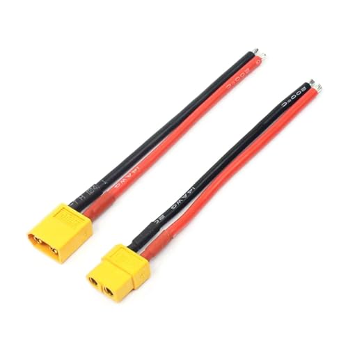XT60 Wire Harness Terminal Connector Cable Silicone Wire For RC Car Battery Part Electrical For Toys Parts And Accessories Upgrade Replacement RC Car Upgrade Part
