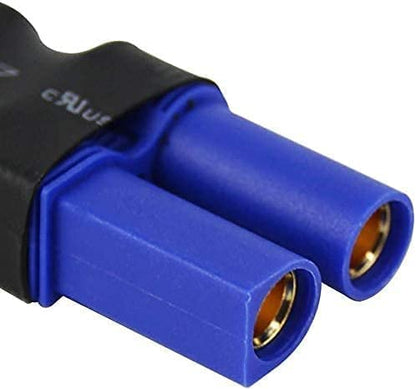 2 Pairs XT60 to EC5 Adapter RC Male Female Connector Plug for RC Lipo Battery - size: 2Pairs XT60 to EC5