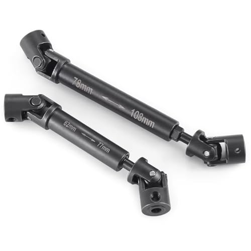 RC Car Drive Shafts for Axial for UTB18 for Capra 1/18 Replacement Front Rear Steel Drive Shaft Joint Transmission Shaft RC Buggy Truck Model Upgrade Parts