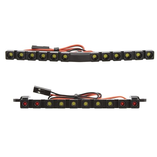 MEUS RACING RC LED Lights Roof Light Bar Tail Light Kit for Vanquish H10 Optic Sparco Yokohama RTR 1/10 RC Crawler Upgrades Parts