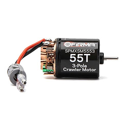 Spektrum Firma 55T Rebuildable 3-Pole Brushed Crawler Motor, SPMXSM5553