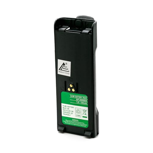 ExpertPower® 7.2V 1300mAh NiMH Battery for NTN7143 NTN7144 HT1000 GP900 MT2000 MTS2000 MTX8000 MTX9000 Radios | High-Capacity Rechargeable Pack – Black - size: NTN-7143
