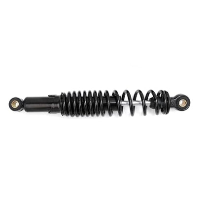 Minho Dual Rear Shock Absorbers with Adjustable Spring Preload in Heavy Iron Material Compatible with Chinese GY6 4-Stroke Engine Taotao ATV Go Kart,Black Color,310MM Length - size: 310mm