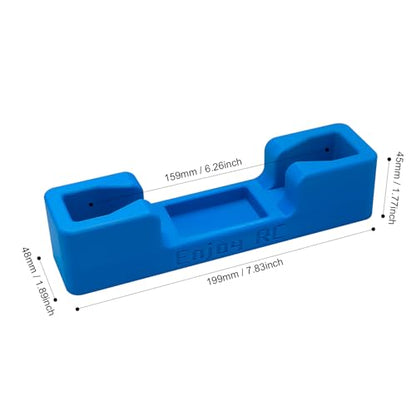 RC Car Stand RC Stand Simulation and Static Display RC Work Stand for 1/18 1/24 TRX4M SCX24 FCX18 FCX24 Remote Control Car (Blue & Green) - color: Blue & Green