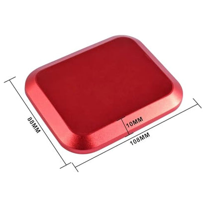 RC Car Parts 9IMOD RC Aluminium Alloy Magnetic Screw Tray Plate Storage for Airplane Car Boat Crawler for Model Repair Tool(Red) - color: Red