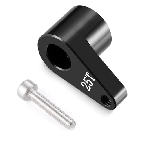 Aluminum 25T Servo Arm for ARRMA Granite Mojave Typhon GROM Losi | Nas-car 1/12 1/14 1/16 1/18 RC Car Upgrade - style: 25T Servo Arm