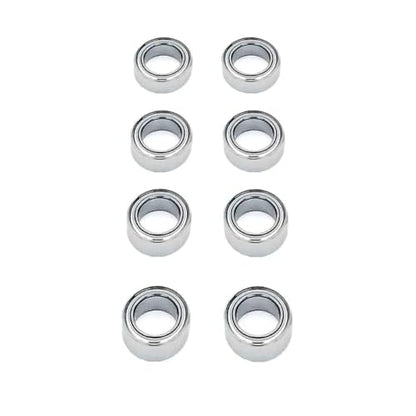 8pcs R168Z Bearing RC Car Upgrade Parts, Front Steering Cup and Rear Hub Bearings, for Hyper Go H14BM H16BM H16GT H16DR H16PL MJX 1/16 1/14 Series SCY 16101 16102 16103 RC Car (8PCs) - color: 8pcs