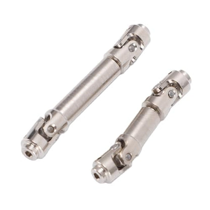 CHICIRIS 1/30 RC Crawler Drive Shafts Parts, Front Rear Replacement Transmission Shaft High Strength Steel, with Complete Drivetrain Set for SCX30 Model Car