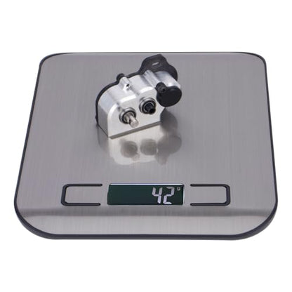 Ultralight LCG Transmission Tiny Gearbox with Slidable Shim for Portal Axle 1/10 RC Crawler LCG Chassis Capra F9 AR45 Axle (Silver)
