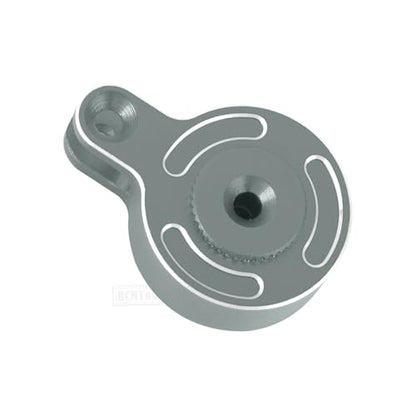 RC Aluminum Fixed Link Steering Servo Saver Upgrades Part for 1/8 Typhon 3S BLX 1/10 Big Rock Granite Senton 3S BLX Kraton Outcast 4S BLX,Titanium - color: Titanium - (Upgrades Part)