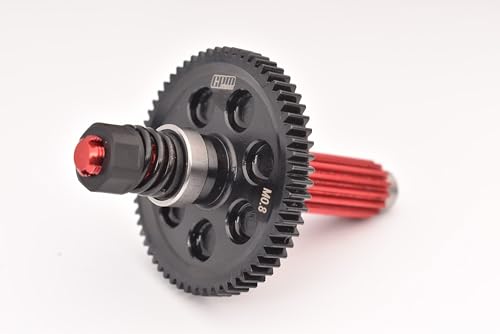 4140 Medium Carbon Steel Spur Gear (61T/M0.8/32P) for Arrma 1/10 Gorgon 4X2 Mega 550 Brushed Monster Truck-ARA3230 Upgrade Parts