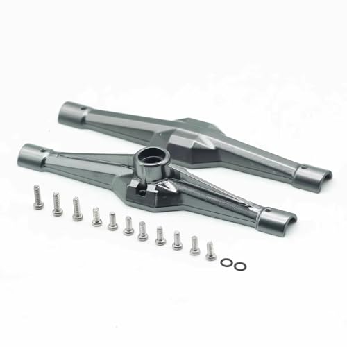 Compatible with Orlandoo Hunter OH32X02 RC Car Upgrade Parts Modification Replacement Accessories Metal Rear Axle Housing RC Accessories(Gray) - color: Gray