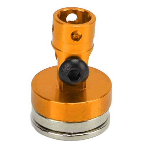 Keenso Light Aluminum Alloy RC Magnetic Body Post Set, Improve The Appearance of Your RC Car, 4 Pieces of RC Body for 1/8 1/10 Fans of Remote Control Vehicles (#1) (#2) (#3) - color: Orange