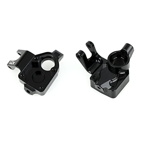 LCX Racing 1/18th RC Crawler Car Front Portal Axles Aluminum Steering Knuckle for Axial Capra UTB18 Unlimited Trail Buggy, Upgrades Parts Accessories (Steering Knuckle)