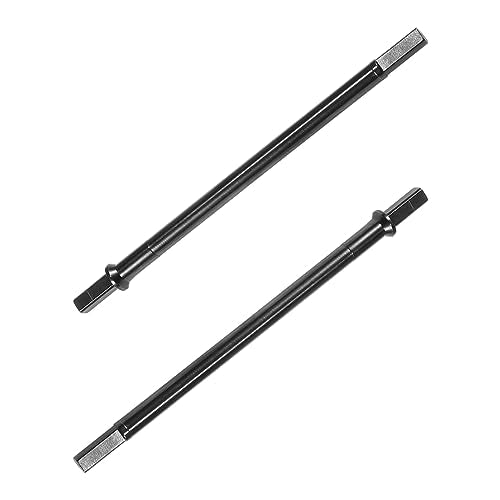 AMK Steel Rear Thickened Capra Driveshaft 4.4mm Bold UTB10 CVD Drive Shaft with Portal Stub Axles for 1/10 RC Crawler Axial Capra F9 Upgrades (Rear) - color: Rear