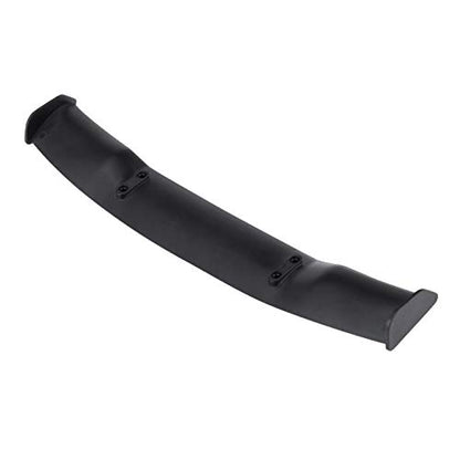RC Drift Tail Wing, Universal Lightweight Rear Aero Stabilizer for Drift Racing 1 10 Scale RC Car Plastic Black 19cm with 2 Base Mounts and 4 Screws 1 Piece