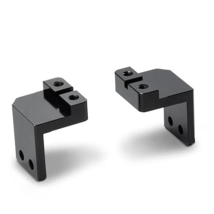 RC Crawler Battery Mounting Plate Tray Set 1/10 Scale Metal Forward Mount Kit Compatible with