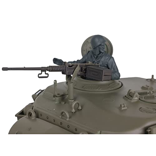 TOUCAN RC HOBBY US in Stock 2.4Ghz Henglong 1/16 Scale 7.0 Plastic Ver M26 Pershing RTR RC Tank Model 3838 BB Airsoft that Shooting BB Bullets - color: Standard