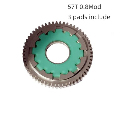 Hd 57T Spur Gear,0.8Mod Ara310947 for 1/10 Arrma 3S Blx 4Wd Arrma Big Rock Granite Senton Vorteks Typhon Differential Gear Upgrade Parts