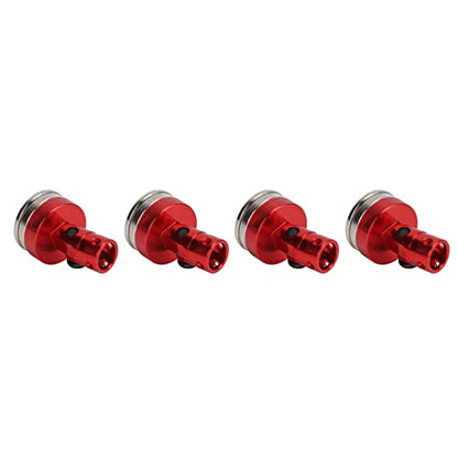 Keenso Light Aluminum Alloy RC Magnetic Body Post Set, Improve The Appearance of Your RC Car, 4 Pieces of RC Body for 1/8 1/10 Fans of Remote Control Vehicles (#1) - color: Red