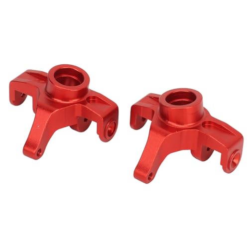 RC Steering Knuckle, Durable Aluminum Alloy Replacement Pair for 1/14 1/16 Scale Off-Road RC Cars, Steering Cup for RC Enthusiasts Racing Repairs