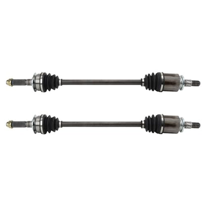 TRQ Rear Driver and Passenger Side CV Axle Assembly Set Manual Transmission Compatible with 2008-2016 Subaru Impreza - style: CSA36024