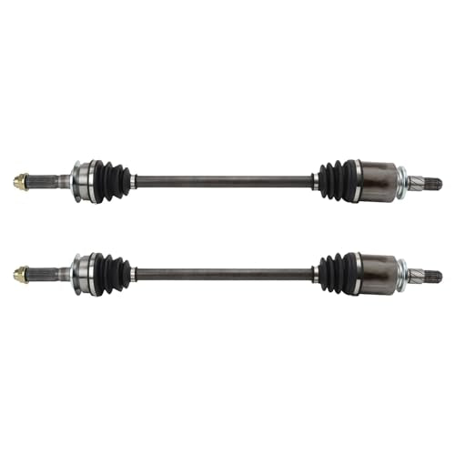 TRQ Rear Driver and Passenger Side CV Axle Assembly Set Manual Transmission Compatible with 2008-2016 Subaru Impreza - style: CSA36024